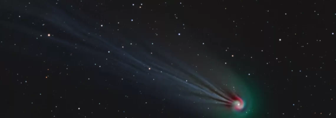 تصویر روز ناسا: کمای چرخشی دنباله‌دار Pons-Brooks