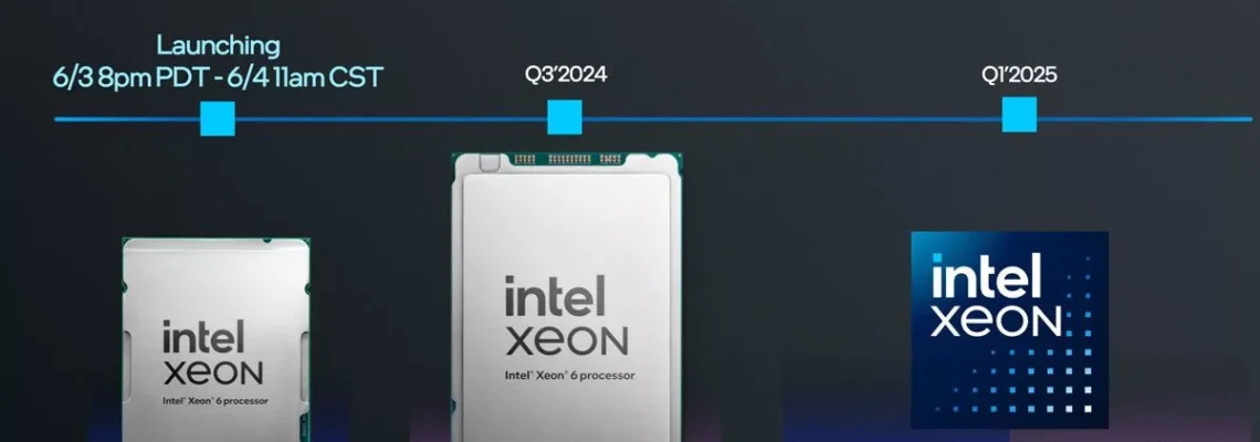 اینتل پردازنده‌های سری Xeon 6 را با حداکثر ۲۸۸ هسته معرفی کرد