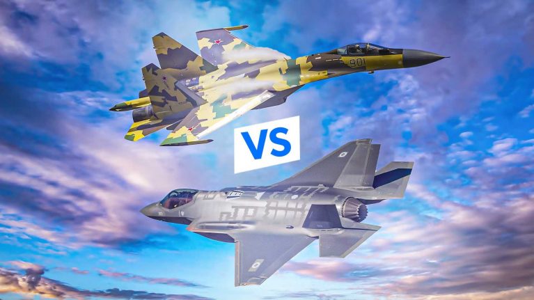 مقایسه سوخو 35 با اف 35؛ پنهانکاری F35 یا مانورپذیری Su35؟