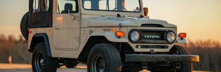 بازتولید تویوتا لندکروزر FJ40 با پیشرانه V8 آمریکایی!