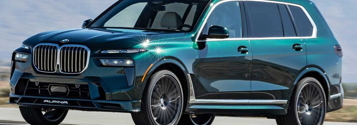 پشت فرمان آلپینا XB7 مدل 2025، شاسی‌بلند بزرگ، لوکس و زیبا