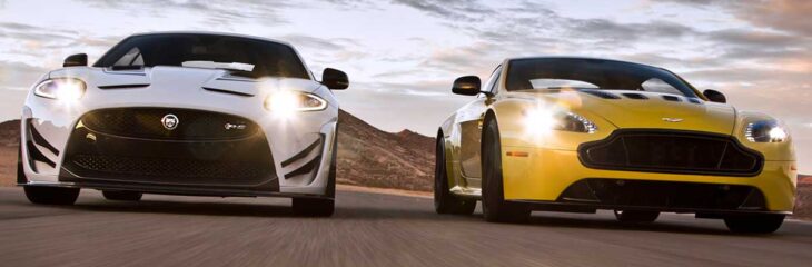 خودروهای عضلانی بریتانیایی! از آستون‌مارتین ونتیج تا جگوار XK