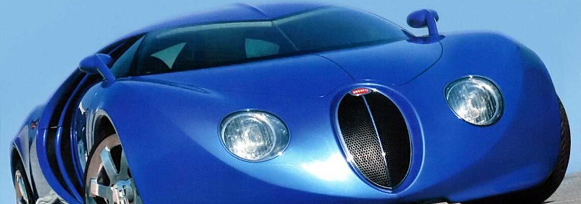 کانسپت مخفی بوگاتی با طراحی عجیب و پیشرانه 18 سیلندر!