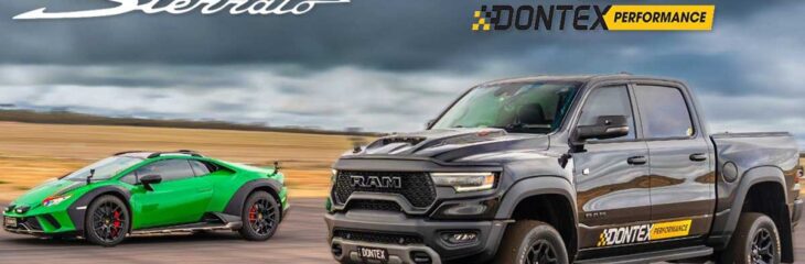 نبرد رم TRX با 1400 اسب بخار و لامبورگینی هوراکان در درگ با نتیجه‌ای عجیب!