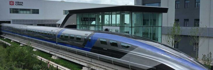 رونمایی از قطار مگلو جدید چین؛ سریع‌تر از هواپیماهای مسافربری!