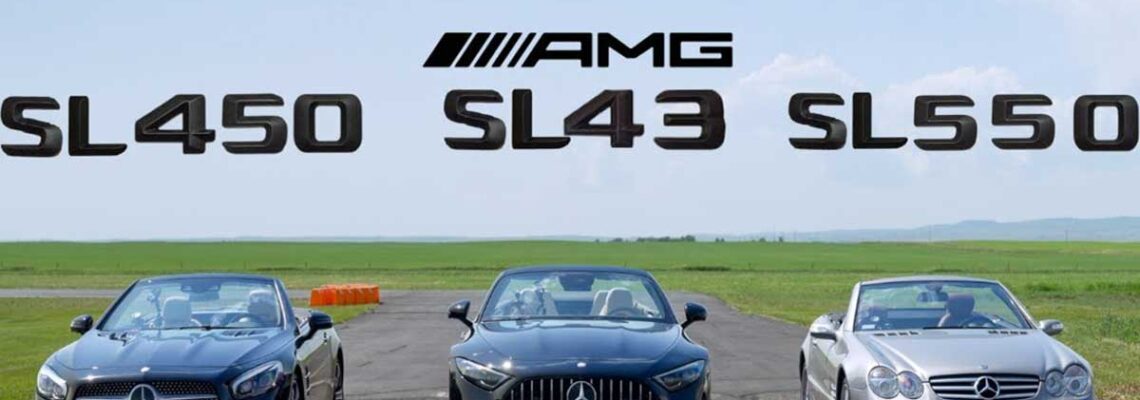 درگ مرسدس SL43 چهار سیلندر با مدل‌های V6 و V8 نسل‌های قبل