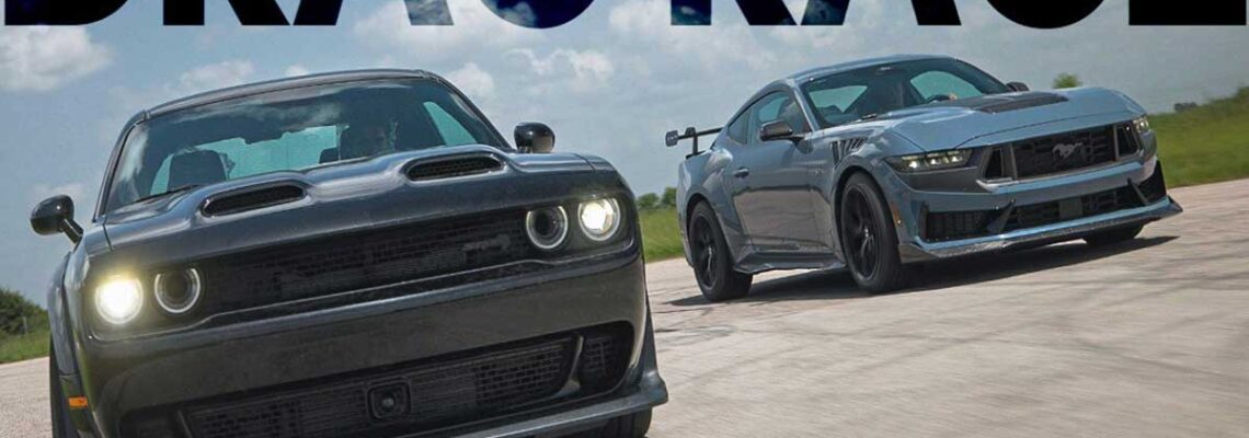 درگ موستانگ دارک هورس و دوج چلنجر، وقتی هنسی هلکت را شرمنده می‌کند!