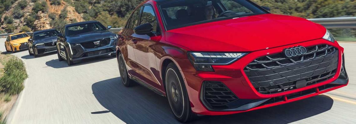 نبرد سدان‌های اسپرت: آکورا اینتگرا، کادیلاک CT4-V، لکسوس IS500 و آئودی