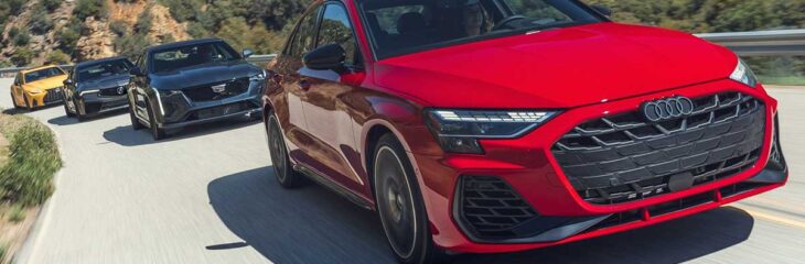 نبرد سدان‌های اسپرت: آکورا اینتگرا، کادیلاک CT4-V، لکسوس IS500 و آئودی