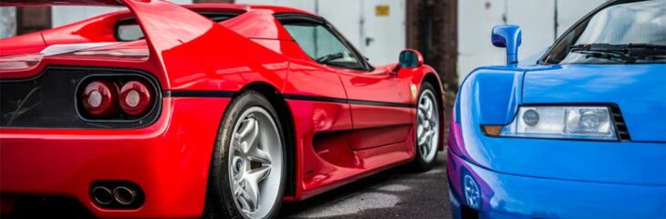 افسانه‌ای‌ترین سوپراسپرت‌های V12 دهه 90، از دیابلو تا فراری F50