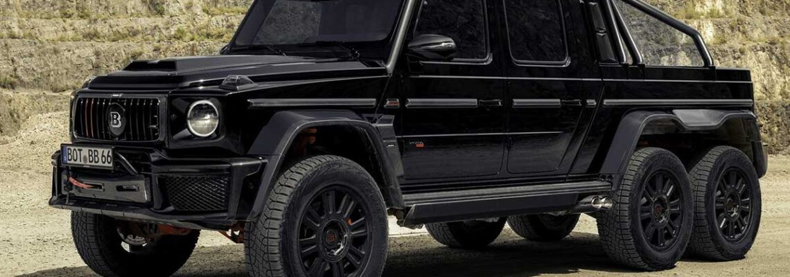 معرفی برابوس XLP800 6×6، تبدیل مرسدس G63 به هیولای شش چرخ