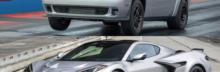 دوج چلنجر دیمن، تنها عضلانی که کوروت ZR1X را در درگ 400 متر مغلوب می‌کند