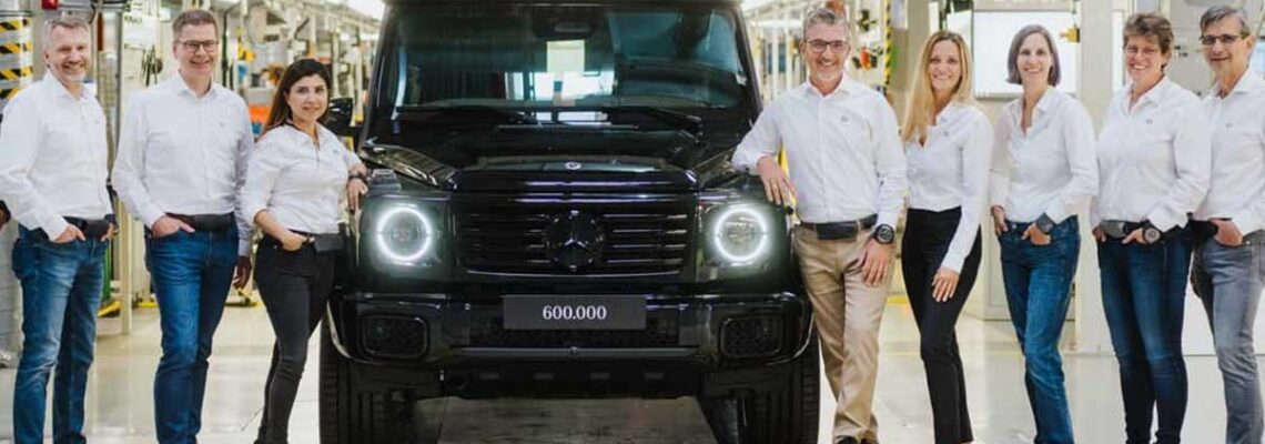 نقطه عطف دیگری برای مرسدس بنز G کلاس، تولید 600 هزارمین دستگاه
