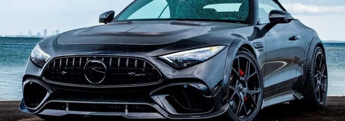 هیولای سیاه منصوری، معرفی تیونینگ مرسدس SL63 با جادوی فیبر کربن