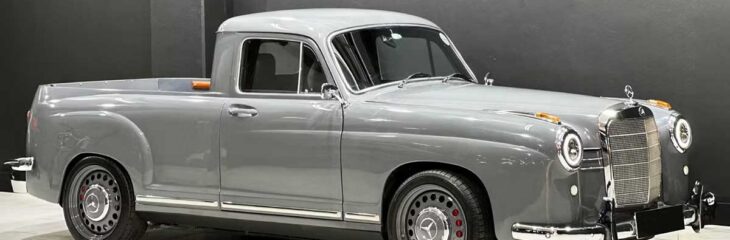 خاص‌ترین بازتولید ۲۰۲۵، مرسدس بنز ۱۸۰ وانت با قلب هاچ‌بک A45!