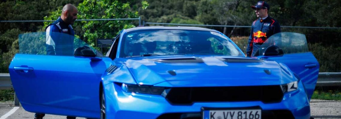 رانندگی مکس وستپن با موستانگ GTD، هیولای فورد زیر دستان قهرمان فرمول یک!