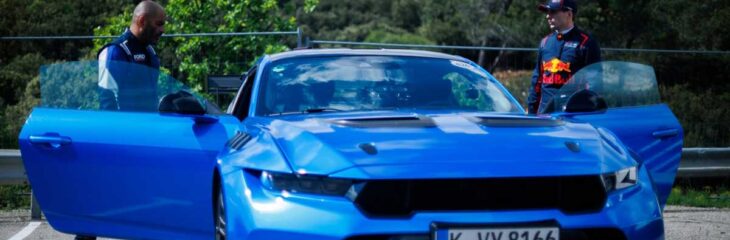 رانندگی مکس وستپن با موستانگ GTD، هیولای فورد زیر دستان قهرمان فرمول یک!