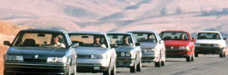 یادی از گذشته، نبرد سدان‌های اسپرت سال 1989، از پژو 405 تا نیسان ماکسیما