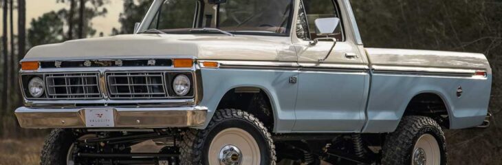 بازتولید فورد F150 دهه ۷۰ با پیشرانه V8 مدرن موستانگ و ۴۶۰ اسب بخار