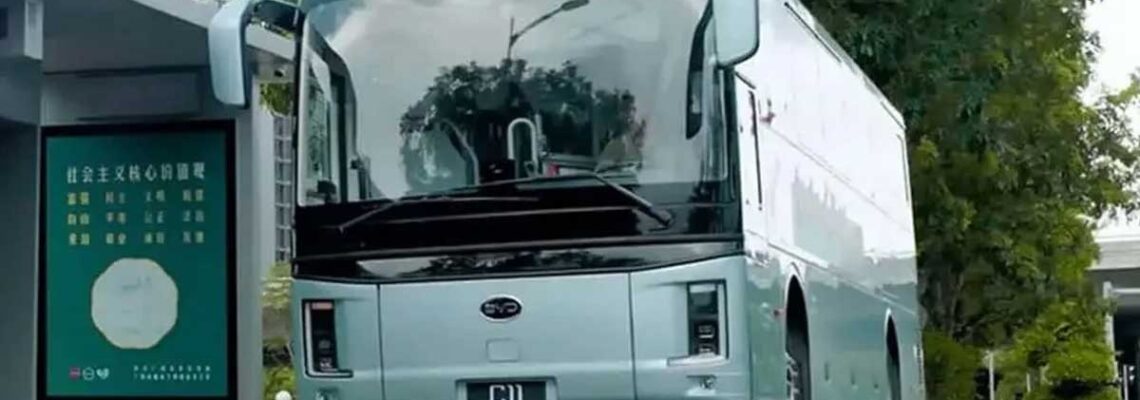 معرفی پلت‌فرم برقی جدید اتوبوس بی‌وای‌دی با پیمایش ۷۳۰ کیلومتری