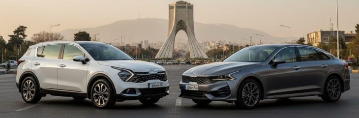 اعلام مشخصات و قیمت کیا K5 و اسپورتیج وارداتی برساوش