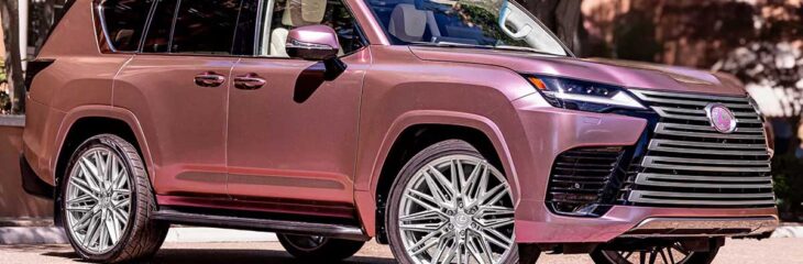 معرفی لکسوس LX Glam، تبدیل شاسی‌بلند به سالن زیبایی سیار!