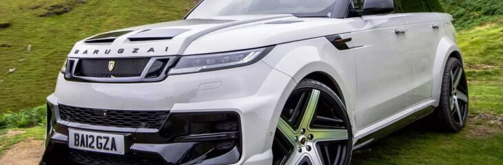 تبدیل رنجروور اسپرت به دایناسور با کیت بدنه عجیب!