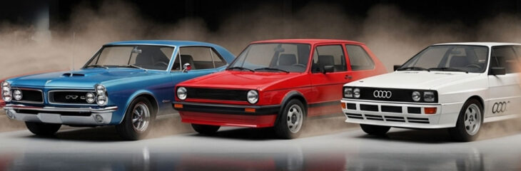 پنج خودروی افسانه‌ای خالق کلاس‌ های جدید؛ از هاچ‌بک داغ تا سوپراسپرت