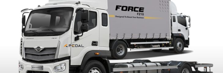 بررسی کامیون فورس F210 بهمن؛ مشخصات فنی، امکانات و قیمت فورس 12 تن