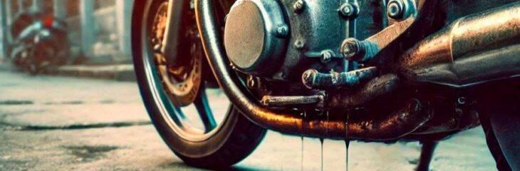 علت روغن‌ریزی موتور سیکلت و روش‌های تشخیص و رفع آن