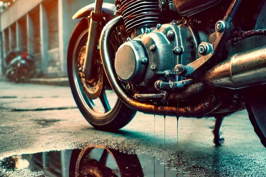 علت روغن‌ریزی موتور سیکلت و روش‌های تشخیص و رفع آن